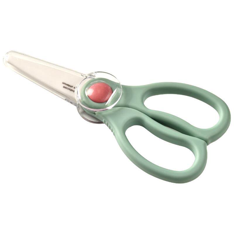 babycare陶瓷辅食剪刀便携外带婴儿宝宝食物剪儿童辅食刀具工具