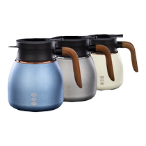 Rongshantang outdoor stewed teapot stainless steel ceramic liner insulation kettle large capacity hot water kettle old white tea stuffy teapot