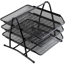 Трехслойный лоток для файлов Qixin информационная стойка корзина для файлов классификация хранения канцелярских товаров настольный ящик для хранения вещей