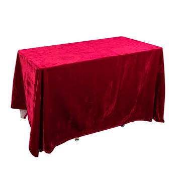 Wedding conference tablecloth red velvet cloth customization Wedding conference tablecloth red velvet cloth customization