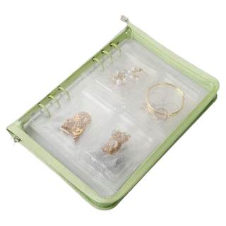 Zipper jewelry storage anti-oxidation pvc transparent