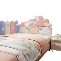 Childrens room tatami soft bag wall surround girl rainbow decorative headboard back cushion soft bag wall anti-collision new style