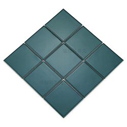 Longyou mosaic green glossy matte 100 specifications particle ceramic mosaic bathroom background wall