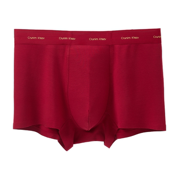 Six rabbits wedding antibacterial bottom crotch red boxers