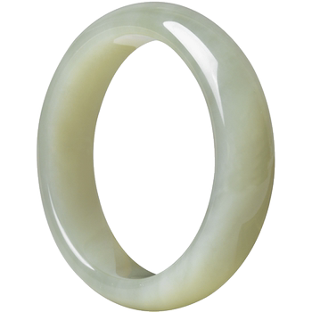 Feng feihuang hetian jade green and white jade girl gives mother bracelet