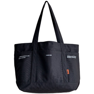 Xifanni canvas bag lettered large capacity korean style tote