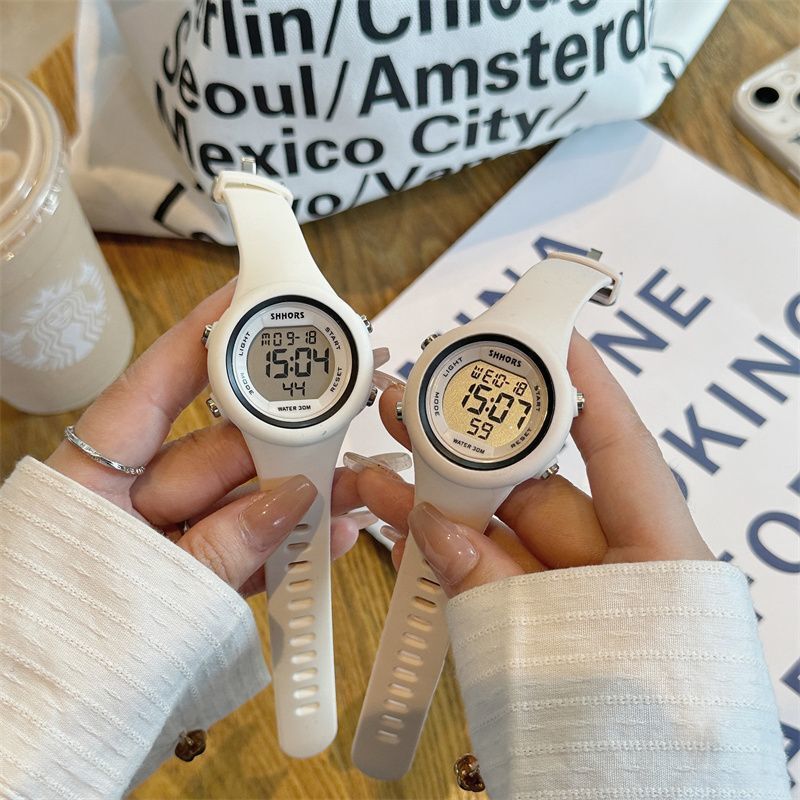Korean Style Simple Trendy Ins Unicorn Internet Celebrity Junior High School Student Watch for Girls Casual Sports Waterproof Electronic Watch Korean Style Simple Trendy Ins Unicorn Internet Celebrity Junior High School Student Watch for Girls Casual Sports Waterproof Electronic Watch