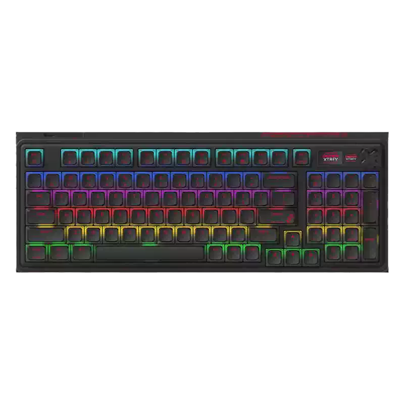 CHERRY Cherry PIXIU98客製化8K無線三模機械鍵盤冰焰藍RGB燈效適配Mac