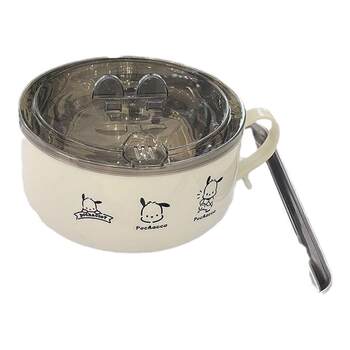 Noodle bowl dormitory lunch box stainless steel with lid 304 material large capacity drainable instant noodles bowl for students