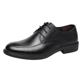 Golden monkey official flagship store business style men's leather shoes