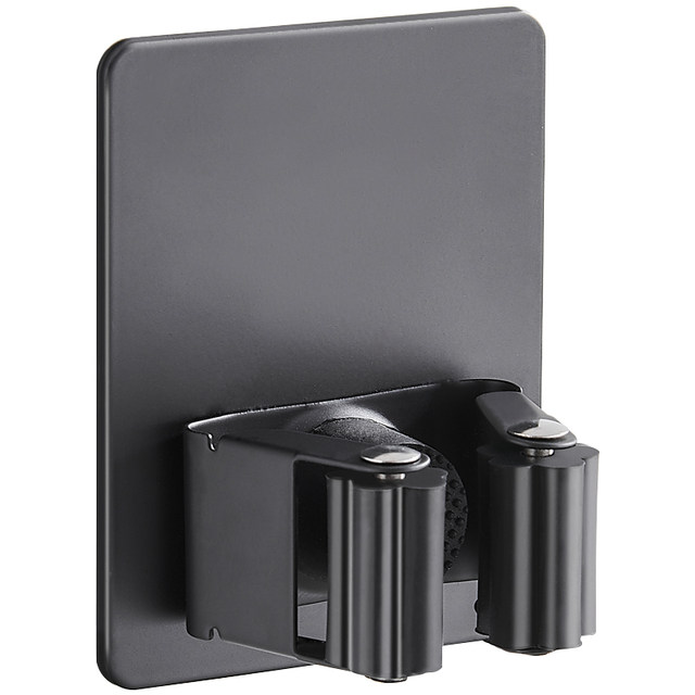 No hole-free stainless steel mop hook wall-mounted bathroom