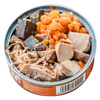 Cute bone hatu canned dog is solid, no soup, only meat