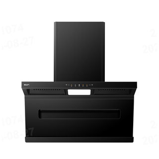 The boss's famous little black wing pro ultra-thin range hood gas stove package top side double suction kitchen home a586