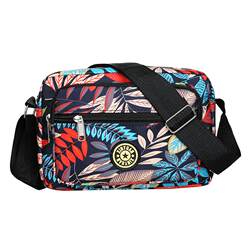 Four-Season Versatile Small Square Bag for Women, New Printed Nylon Women's Bag, Oxford Cloth Shoulder Crossbody Bag, Casual Canvas Bag