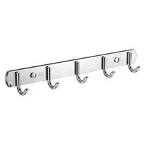 Kabei kitchen hook rack free of punching 304 stainless steel row hook wall-mounted kitchen utensils spoon shovel hanging rod storage