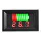Electric vehicle power monitor voltage meter
