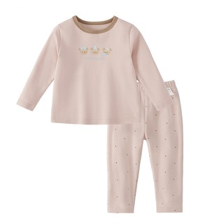 7a antibacterial girls underwear set new baby girl autumn and winter long sleeve autumn clothes autumn pants clothes 5 children's pajamas