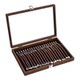 Walnut color hundred ring necklace jewelry storage box