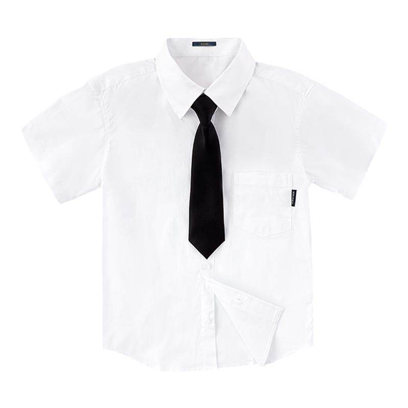 Romon children's pure cotton short-sleeved shirt