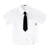 Romon children's pure cotton short-sleeved shirt
