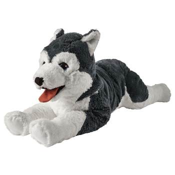 IKEA IKEA LIVLIG Livli plush toy dog ​​husky doll ຂອງຂວັນເດັກນ້ອຍທີ່ຫນ້າຮັກ