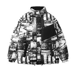 Everlast Boxer down Jacket Cotton Coat Winter New Full-Print Logo Sports Fitness Training Jacket