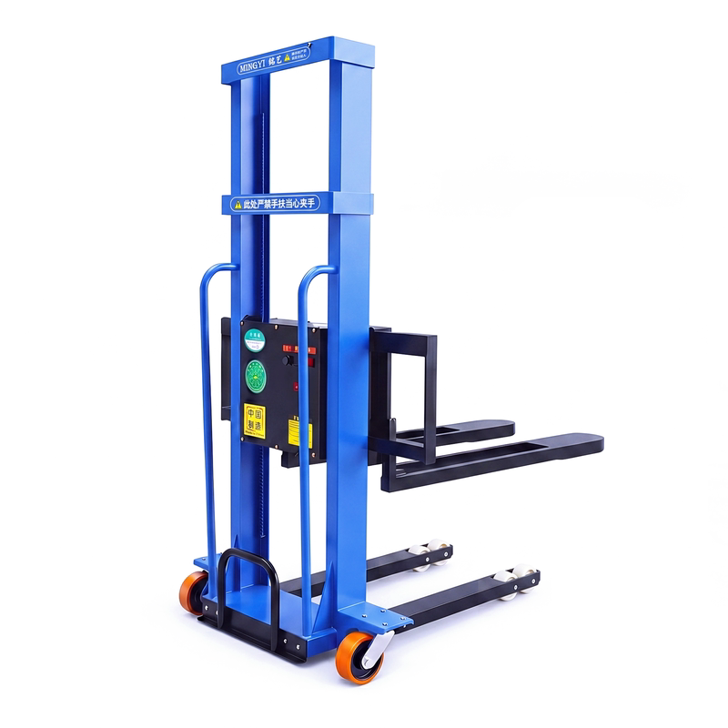 Electric truck-mounted forklift loading and unloading artifact 1 ton stacker