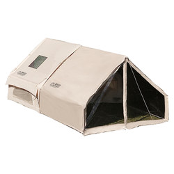 Wild Welcome 6 ㎡ Inflatable Tent for Outdoor Camping Overnight, Military-Style Ridge Cabin, Autumn and Winter All-Season Tent with Vestibule.