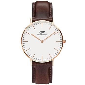 Dw watch simple 36mm leather quartz movement