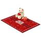Wedding bedside table mat red festive newlyweds tablecloth cover cloth desktop protective mat wedding room layout leather table mat