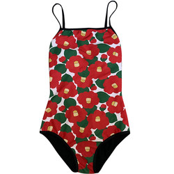 mof elastic store hot spring resort one-piece split swimsuit ສາວແບບຍີ່ປຸ່ນ Tsubaki ດອກປົກຫຸ້ມຂອງທີ່ສວຍງາມຊຸດລອຍນ້ໍາແບບອະນຸລັກ