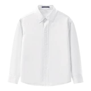 Luo meng white shirt boy's long sleeve primary school uniform