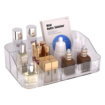 Cosmetic box storage box large capacity partition storage
