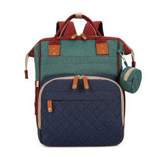 大容量妈咪包宝妈带娃外出背包女休闲百搭双肩包母婴包时尚妈妈包