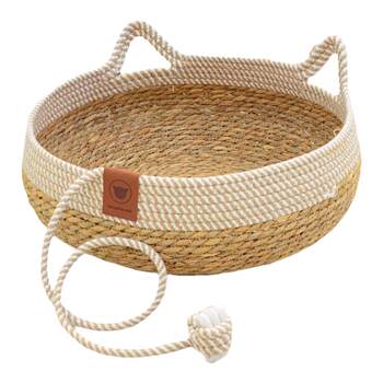 Hand-knitted cat nest suitable for all seasons and washable