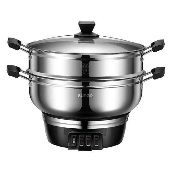 Supor multi-function electric cooking pot for household use large capacity