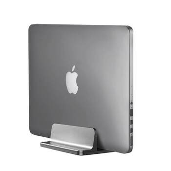 Laptop vertical bracket upright adjustable frame