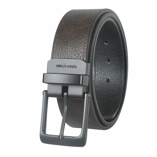 Pin buckle TOMMY Tommy men's casual business pure cowhide