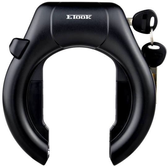 ETOOK自行车锁蟹钳弹簧马蹄锁山地公路车老式车架圆圈锁骑行装备