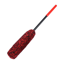 Wheel hub brush inner cleaning soft-bristled car beauty tool car wash special artifact long handle fine tire cleaning