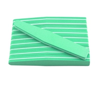 10 зеленых губчатых алмазных пилочек, двусторонние матовые 100/180