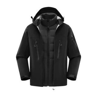 Ice Shell Series 2.0 Duck Duck Unisex 2025 Winter New Product One Garment Three Wear Styles Outdoor Mountaineering Hooded Jacket Y
