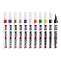 Jinwannian G-0971 paint pen waterproof and non-fading oily red green gold black tire pen tracing tire paint pen color touch-up pen car engine marker pen screw auto repair metal