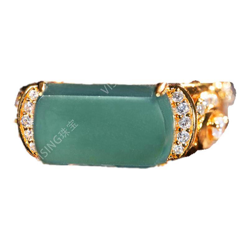 VISING Jewelry Natural Grade A Jadeite