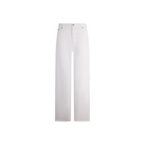 (Stars same simple white summer series) CKJeans24 spring and summer mens pure cotton loose jeans 40EM704