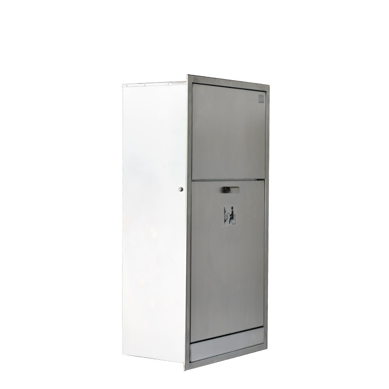 Ruan Sheng embedded 304 stainless steel trash can