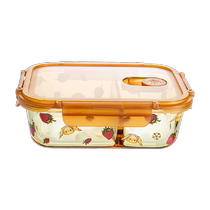 Modern Housewife Original Retro Hera Rabbit Sealed Lunch Box Microwave Heated Glass Lunch Box Fresh-keeping Bowl Box