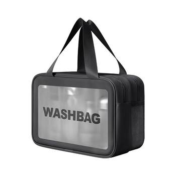 Dry and wet separation wash bag