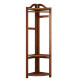 Solid wood corner coat rack floor-standing bedroom clothes rack