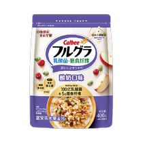Calbee lactic acid bacteria high dietary fiber cereal 400g breakfast meal replacement ready to eat
